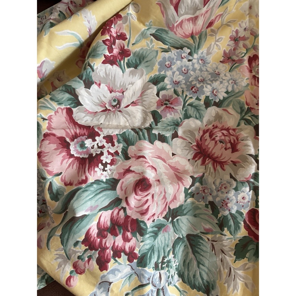Ralph Lauren Home Kathleen Full duvet Yellow Cotton Classic Cottage 86x76 LOOK